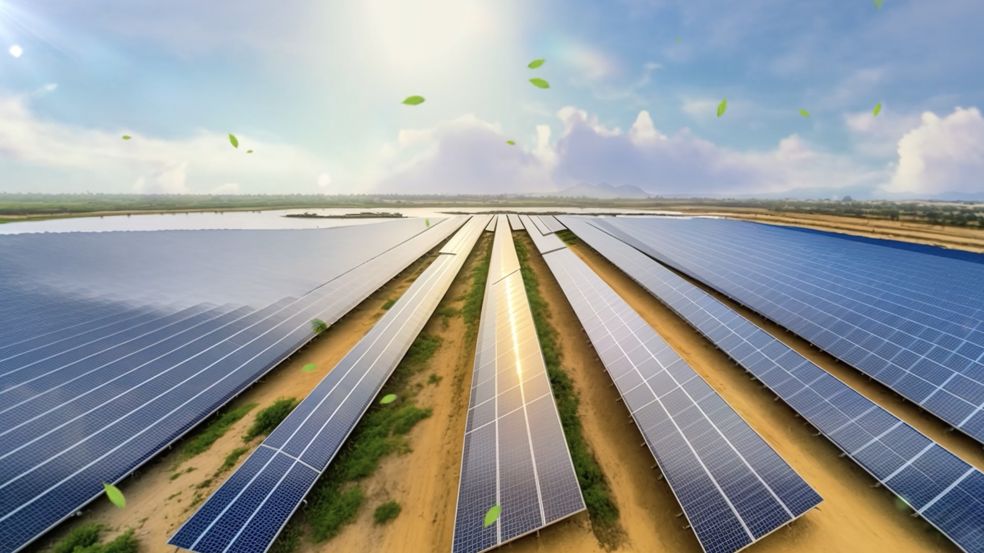 الخلايا الكهروضوئية الايكولوجية تحول صحراء جوبي إلى واحة خضراء