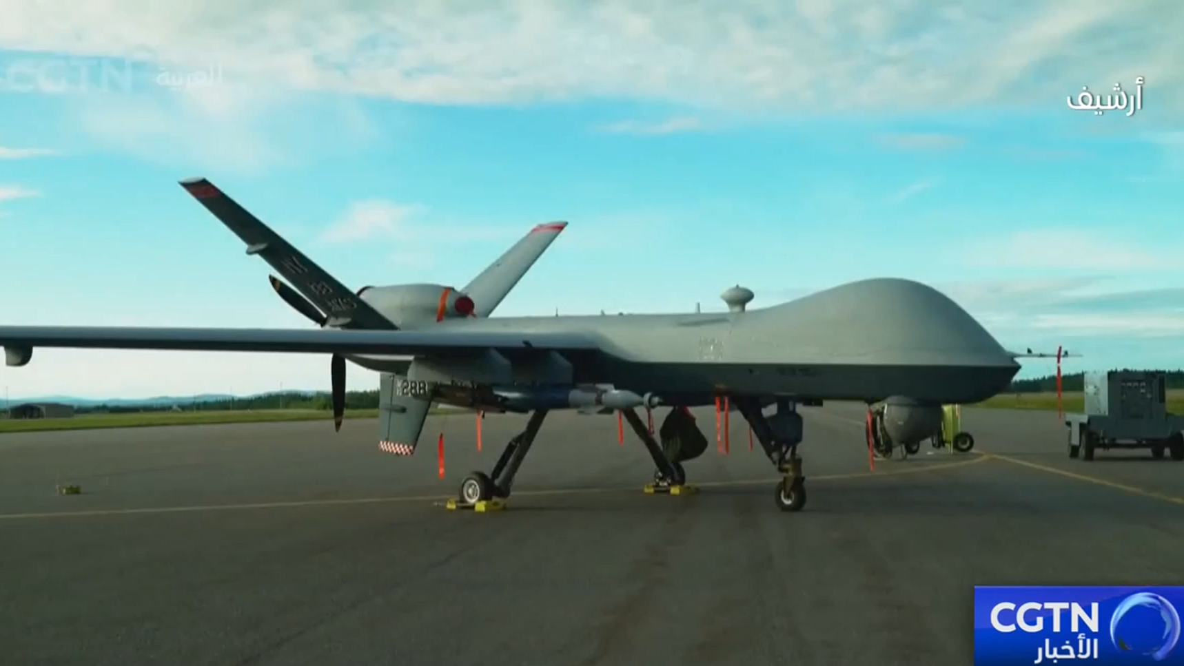 الحرس الثوري الإيراني يعلن إسقاط مسيرة من طراز MQ-9 في سماء أصفهان #إيران 